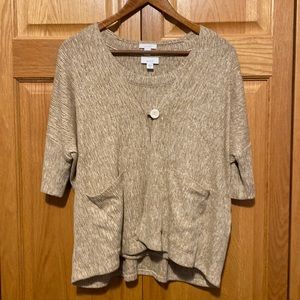 J Jill linen blend light jacket and shell Langenlook style size XS